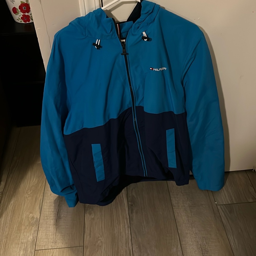 Tommy Hilfiger blue rain Jacket